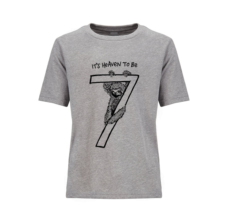 Kids T-Shirt - Heaven Seven Hand Printed Tee | Soft Cotton, Machine Washable