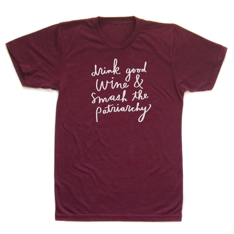 Unisex Tri-Blend Tee – Wine Lover Shirt by Megan Lee Designs | Soft Casual Top
