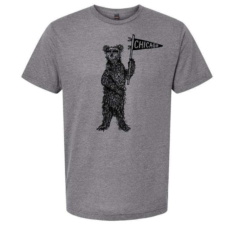 Chicago Bear Tee – Unisex Graphic Tee | Soft Tri-Blend Shirt by Megan Lee Designs