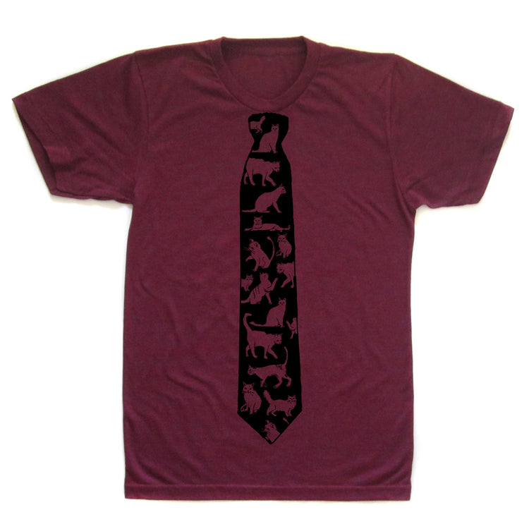 Cat Fancy Tee - Unisex T-Shirt With Tri Blend Fabric | Hand Printed By Megan Lee Designs