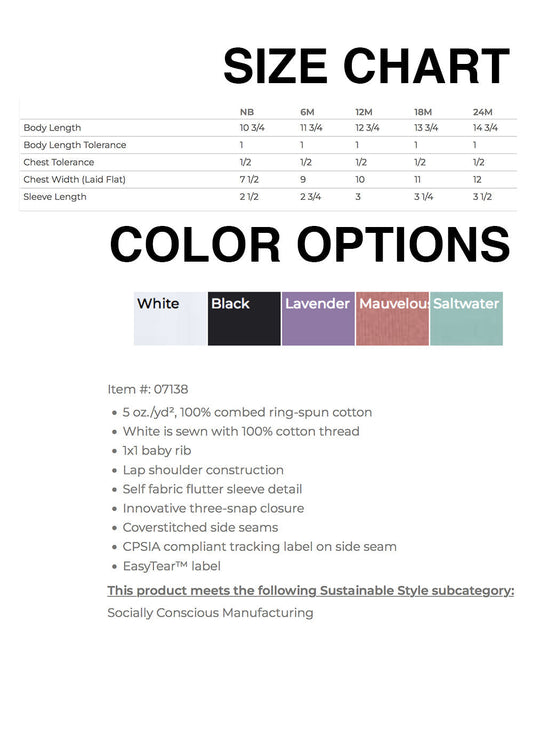 Illinois IL love you forever : Baby Onesie with Flutter Sleeves (White)