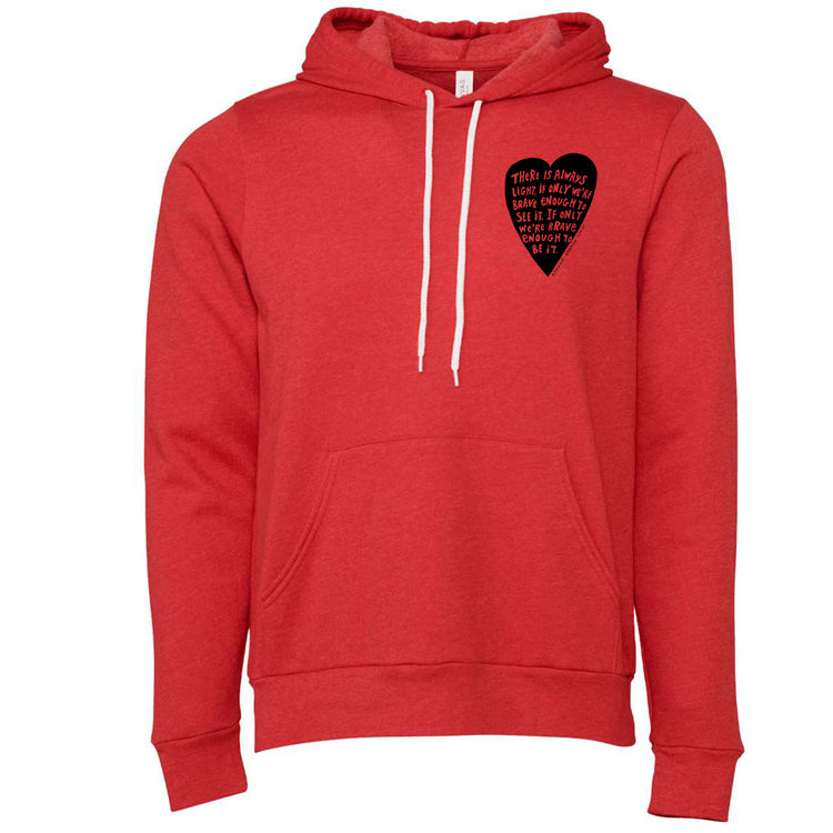 Light Hoodie - Hand Printed Hoodie With Positive Quote | Super Soft Eco Friendly Sweatshirt