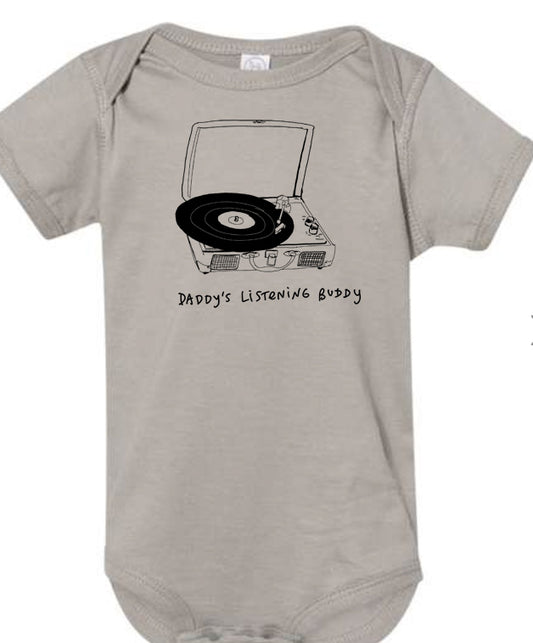 Daddy's Listening Buddy : Baby Onesie