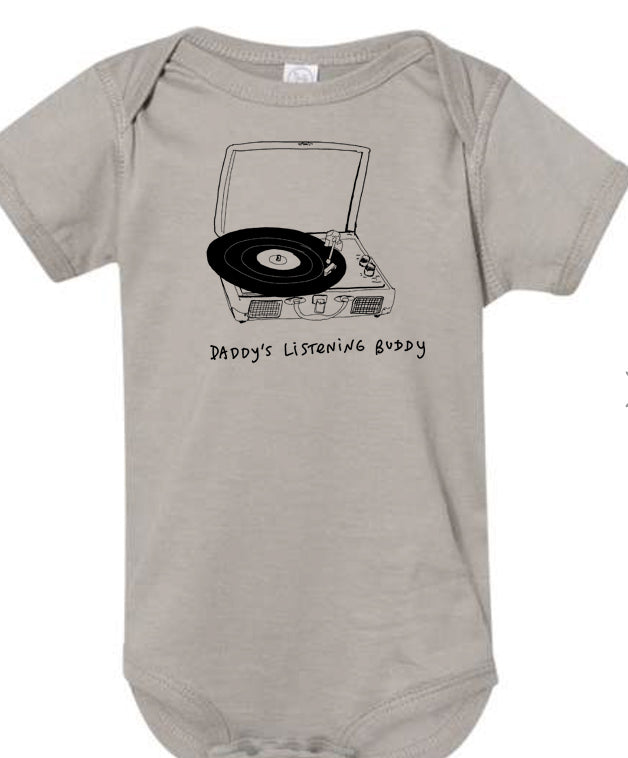 Daddy's Listening Buddy : Baby Onesie