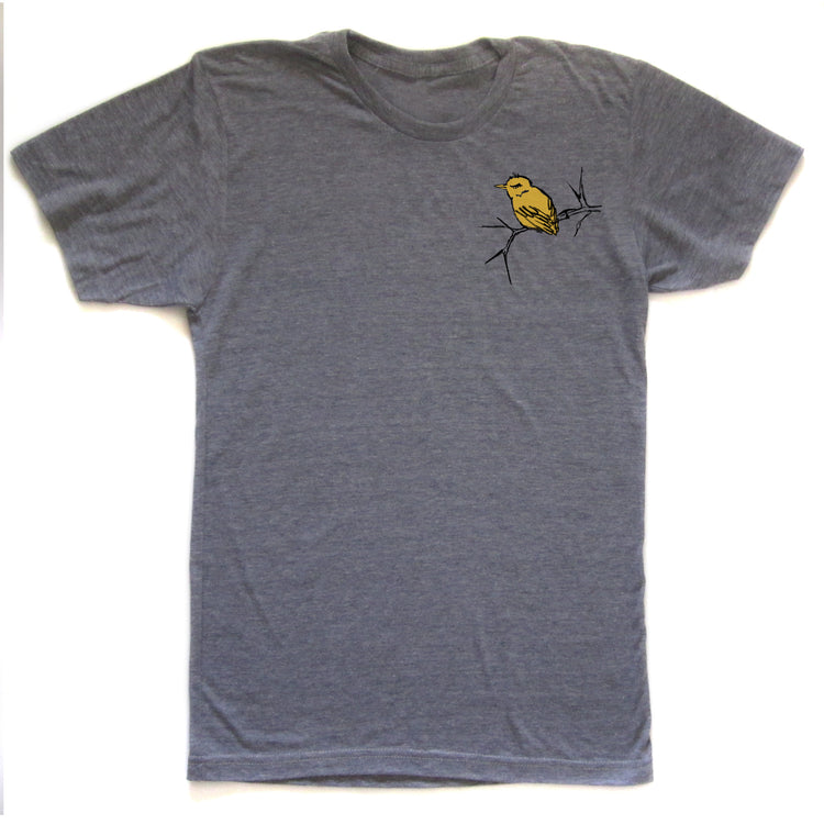 Unisex Bird Tee – Small Sparrow Graphic T-Shirt | Soft Cotton Eco-Friendly Shirt