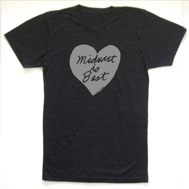 Midwest Is Best Tee – Soft Cotton Tri-Blend Shirt | Eco Friendly, Machine Washable