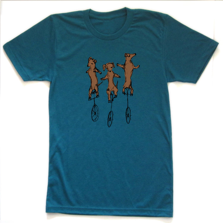 Unisex Tri-Blend Tee – Uni-Dachshunds Graphic T-Shirt | Soft Casual Top