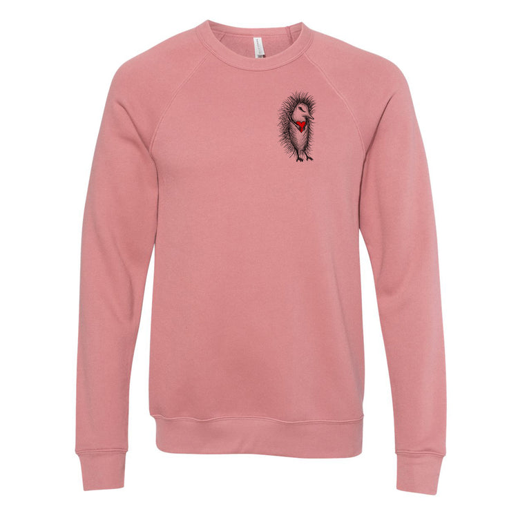 I Pine for You Sweatshirt – Hand Printed Porcupine Design Soft Cotton Hoodie