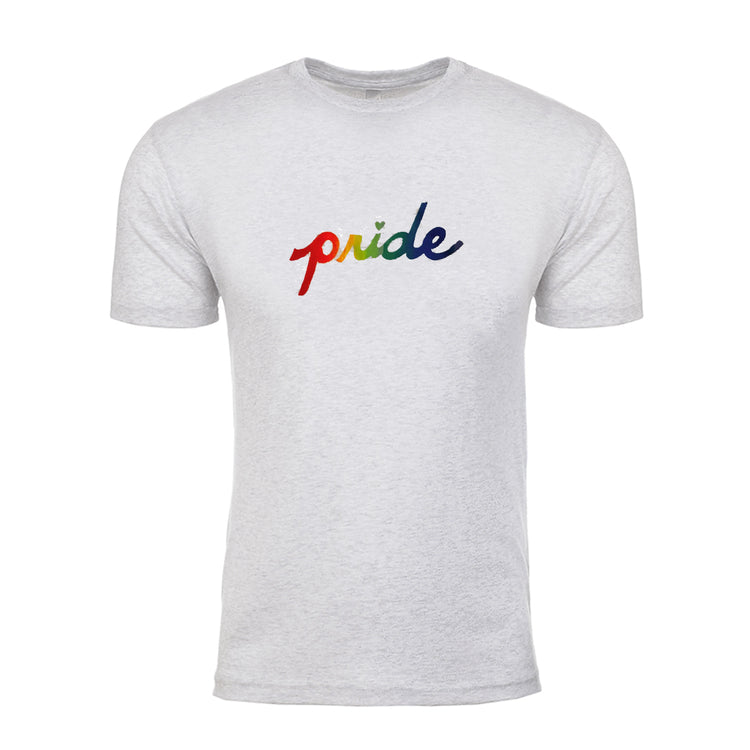 Unisex Pride Tee – Soft Tri Blend Rainbow Shirt | Megan Lee Designs
