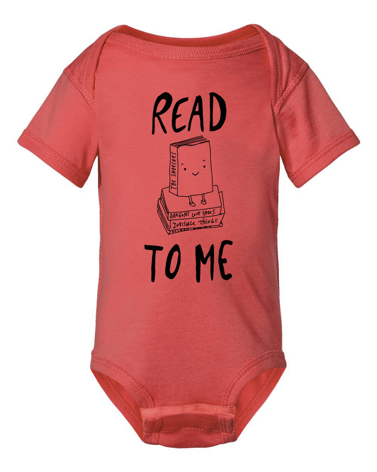 Baby Onesie - Soft Cotton Infant Bodysuit | Personalized Read To Me Gift