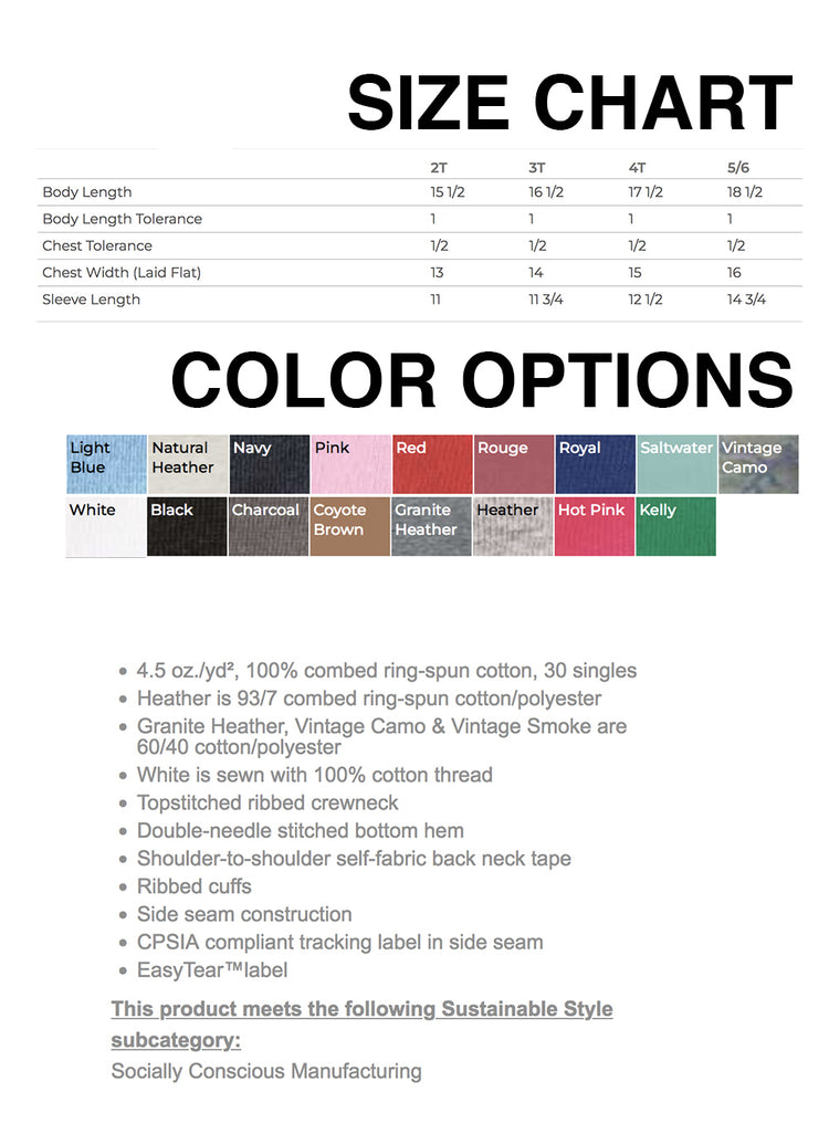 Toddler Long-Sleeve Tee – Custom Design Kids Tee | Soft Cotton, Machine Washable