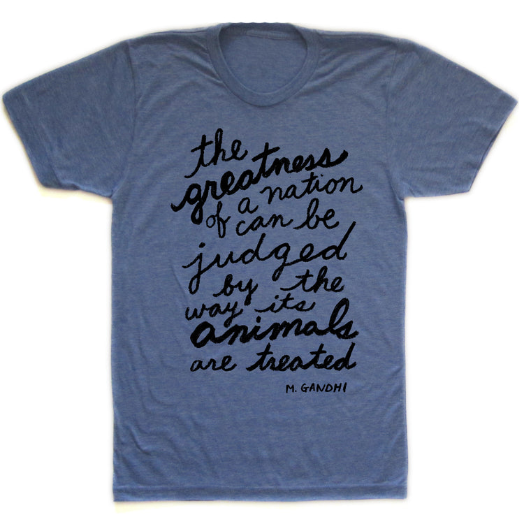Unisex Tee – Eco Friendly Animal T-Shirts | Screen Printed Tri Blend Shirt by Megan Lee Designs
