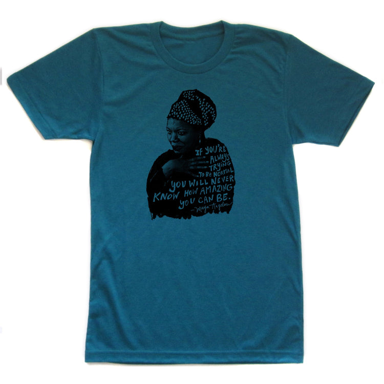 Maya Angelou Tee – Unisex T-Shirt With Hand Drawn Design | Soft Cotton Blend