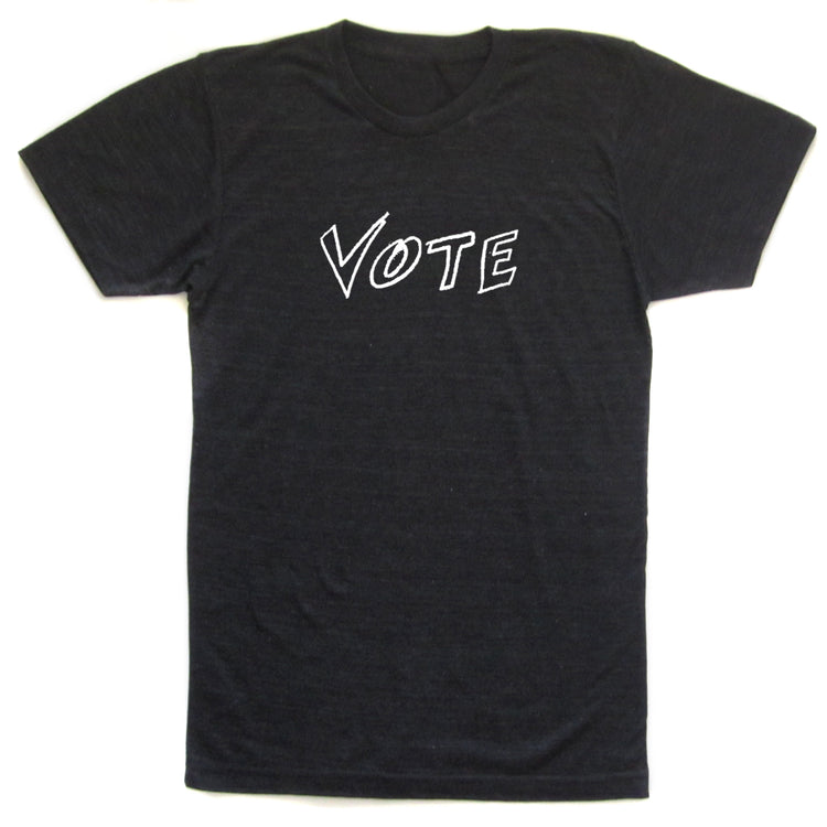 Unisex Tee – Vote Statement T-Shirt | Hand Printed Design On Soft Cotton Blend
