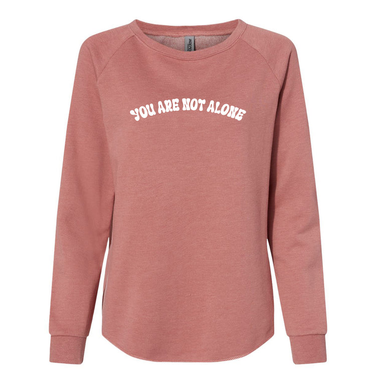 Women's Wave Sweatshirt – Hand Printed Eco Friendly Upland Westerville Apparel