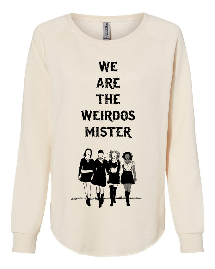 Women's Sweatshirt | Weirdos Classic Fit Cotton Blend Raglan Sleeve Pullover