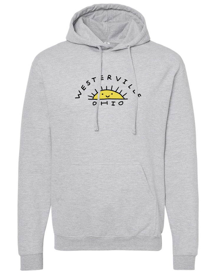Unisex Hoodie - Westerville Sun Pullover Hoodie With Soft Cotton Comfort