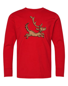 Max Long-sleeve Youth Tee (Red)