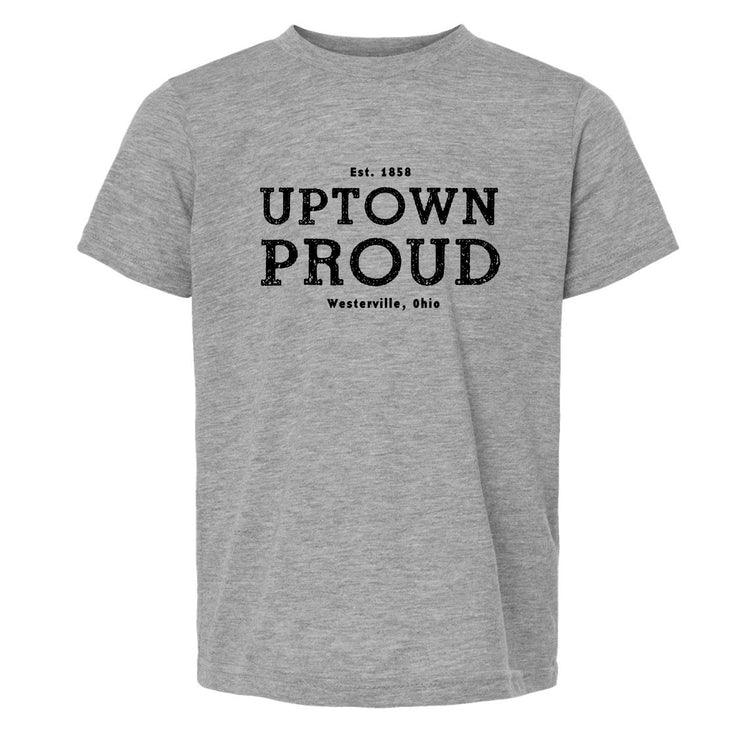 Youth T-Shirt | Uptown Proud Kids Tee – Heather Blend Soft Cotton Shirt