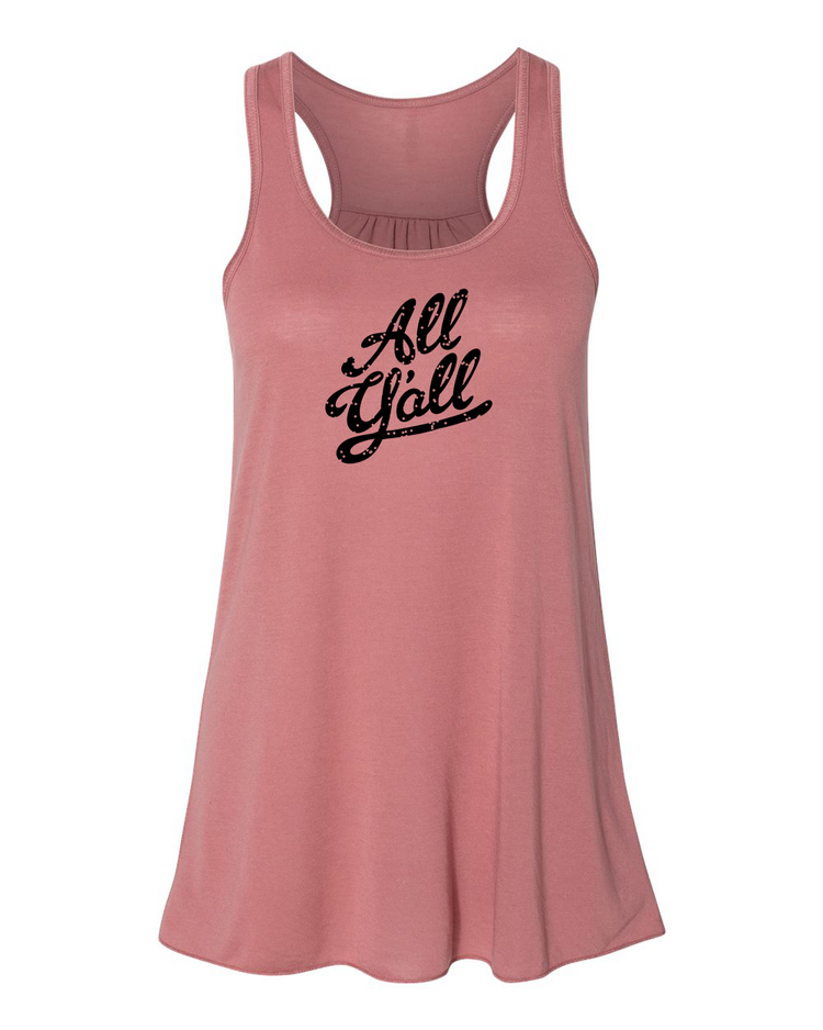 Womens Flowy Tank - Hand Printed Racerback Style Top | Megan Lee Designs