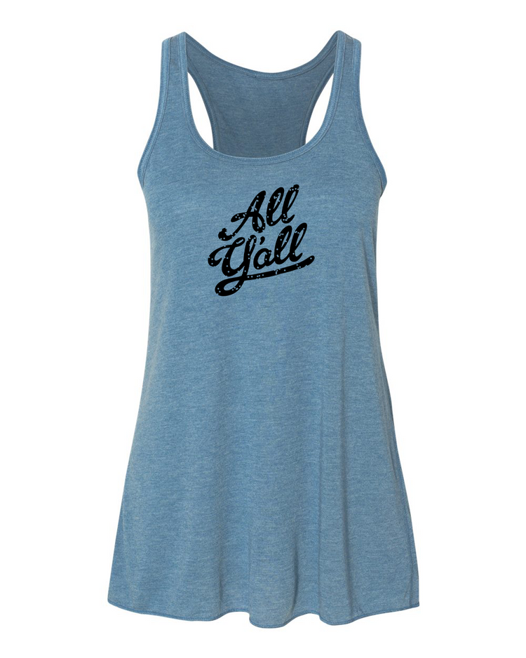 Womens Flowy Tank - Hand Printed Racerback Style Top | Megan Lee Designs
