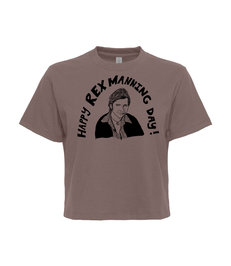 Women's Heavyweight Tee - Rex Manning Boxy Fit T-Shirt | Soft Cotton Casual Shirt