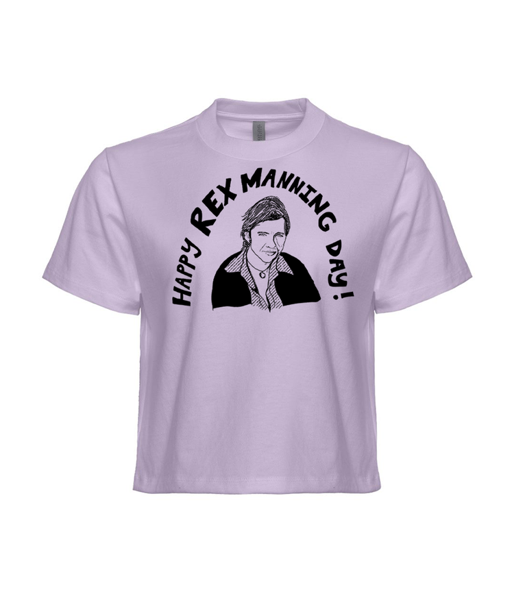 Women's Heavyweight Tee - Rex Manning Boxy Fit T-Shirt | Soft Cotton Casual Shirt