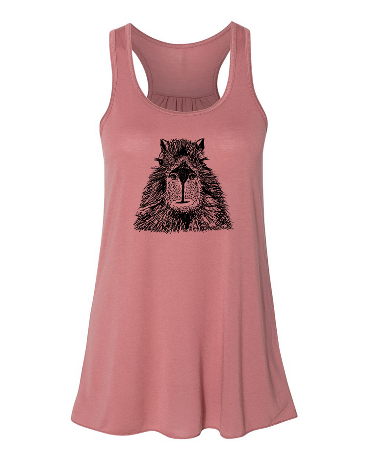 Women's Flowy Tank – Soft Cotton Racerback Tank Top by Megan Lee Designs