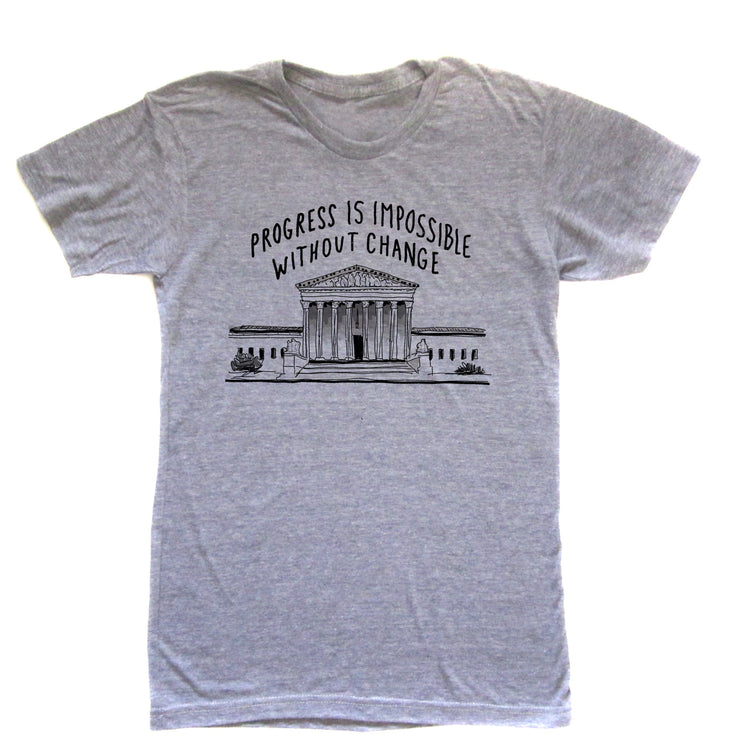 Unisex Tee – Soft Tri-Blend T-Shirt With Screen Printed Change Design