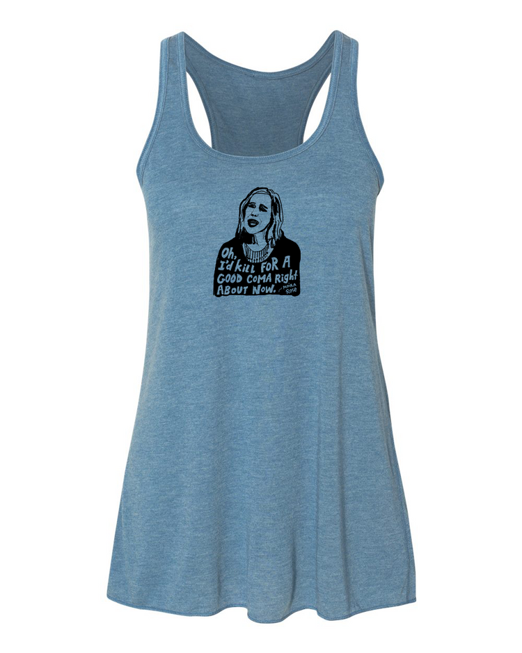 Women's Flowy Tank - Moira Racerback Style | Soft Fabric, Eco Friendly Ink