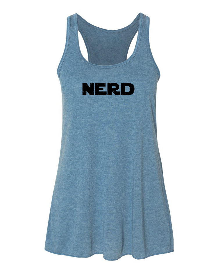 Women's Flowy Tank – Hand Printed Racerback Tank Top by Megan Lee Designs