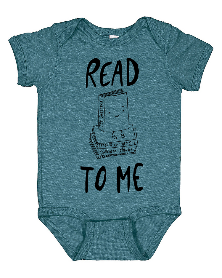Baby Onesie - Soft Cotton Infant Bodysuit | Personalized Read To Me Gift