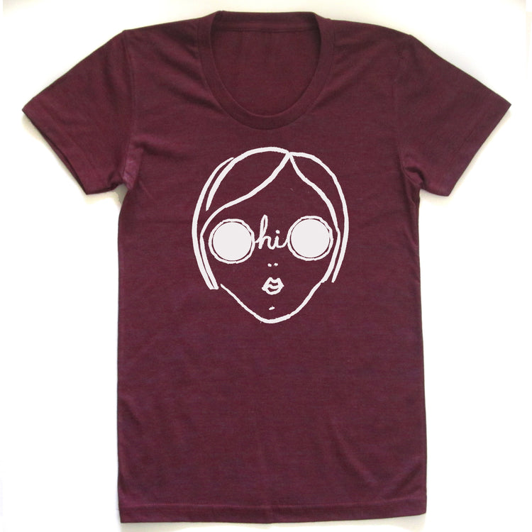 Ohio Girl Tee – Women's Tri-Blend Shirt With Scooped Neckline | Soft Graphic Tee