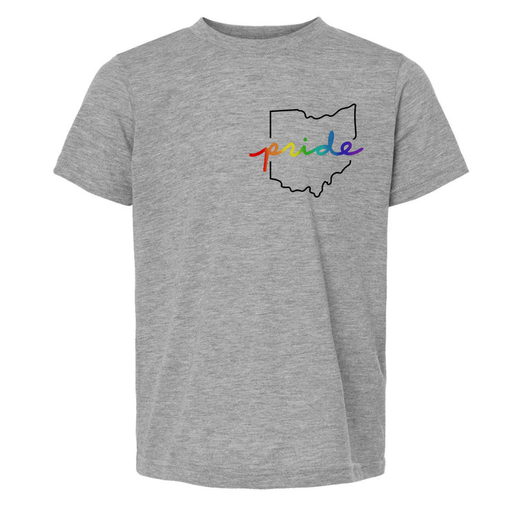 Kids Pride Tee - Ohio Pride Shirt | Hand Printed Soft Cotton Short Sleeve T-Shirt