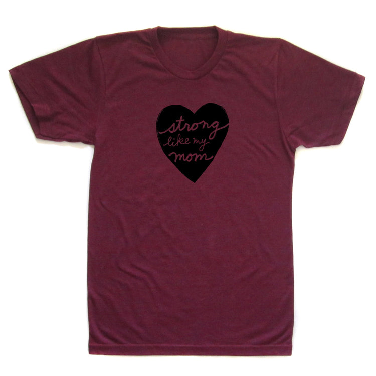 Unisex Mom T-Shirt – Strong Mom Shirt | Soft Cotton Graphic Tee by Megan Lee Designs