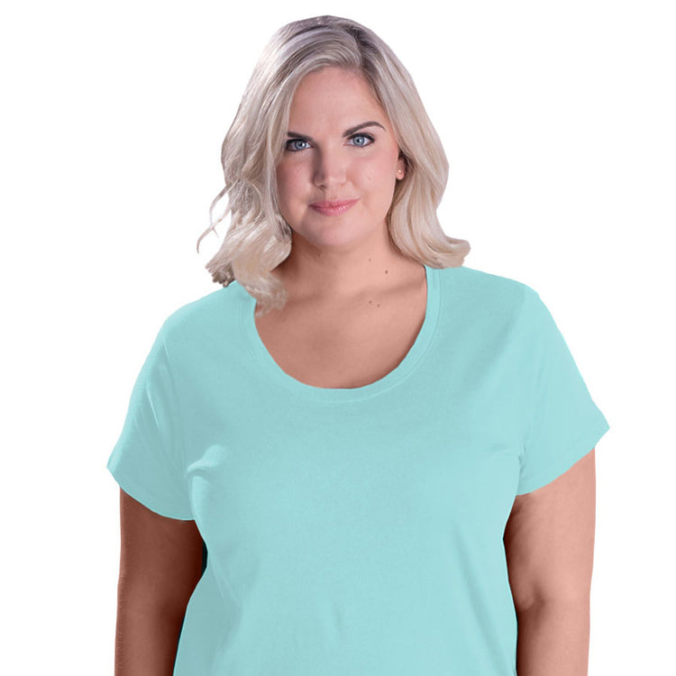 Plus Size T-Shirts - Soft Cotton Printed Tee by Megan Lee Designs | Comfortable Plus Tops