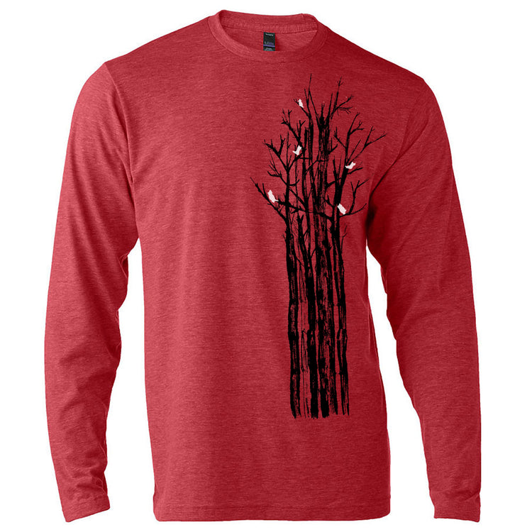 Unisex Long Sleeve Winter T-Shirts – Hand Drawn Design | Eco Friendly Ink