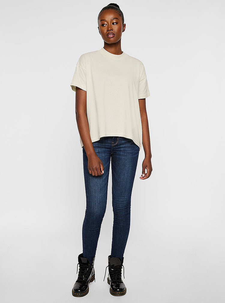 Light Amanda Gorman, Hi-Lo Women's Tee, Loose, Flowy
