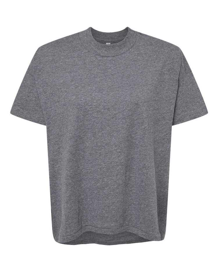 Oversize Women's Tee - Relaxed Cotton Shirt | Hi-Lo Hem, Soft Breathable Top