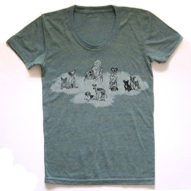 Betty White Women's Tee - Super Soft Tri-Blend Graphic T-Shirt | Megan Lee Designs