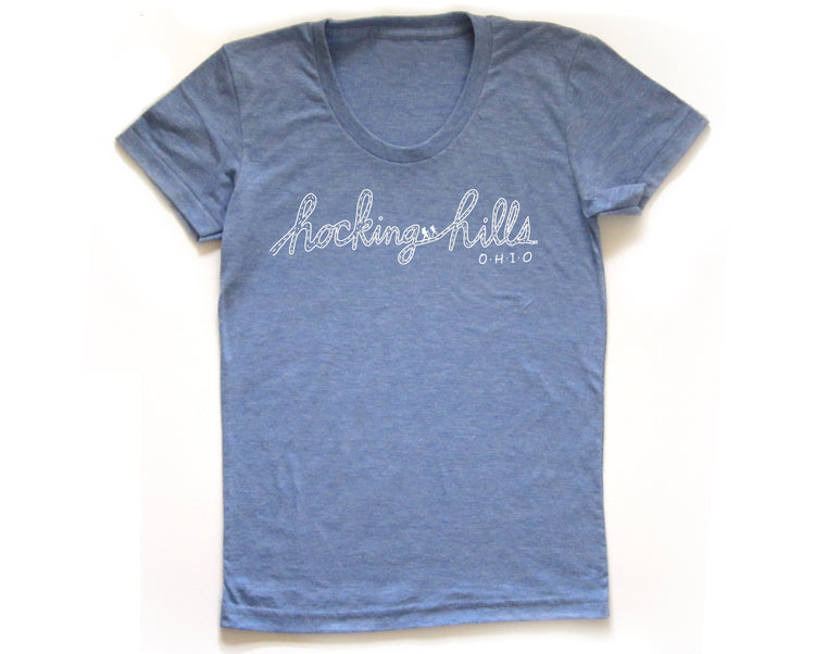 Women's Tri-Blend Tee Lightweight Hiking Shirt – Megan Lee Designs Unique Soft Top