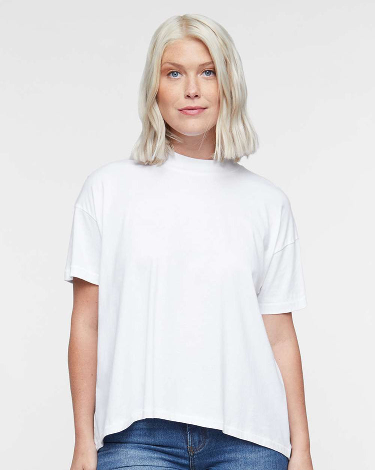 Light Amanda Gorman, Hi-Lo Women's Tee, Loose, Flowy