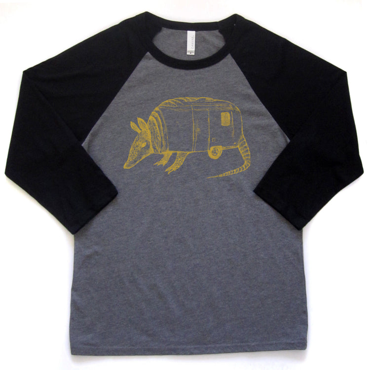 Airmadillo : unisex baseball tee - Megan Lee Designs