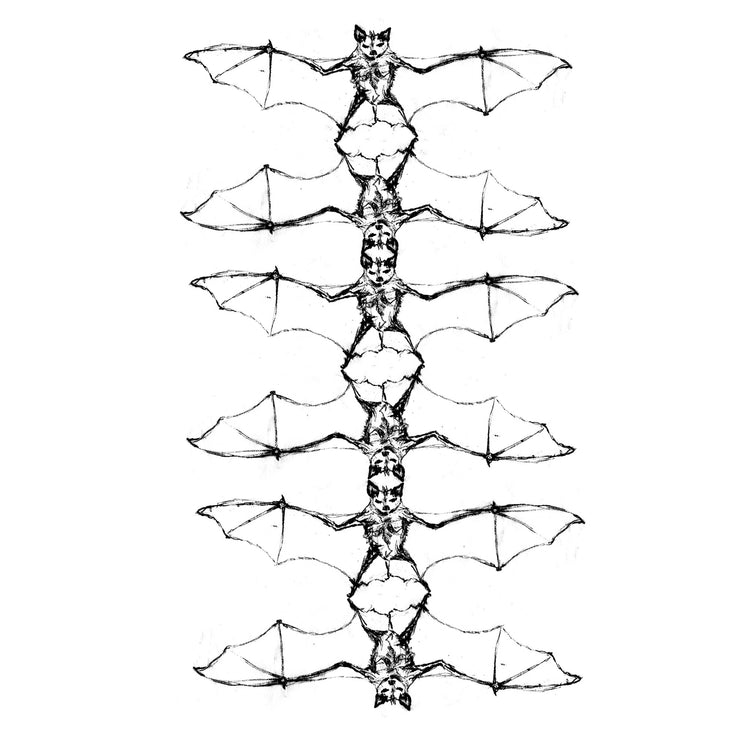 Bats : unisex tri-blend tank, Unisex Apparel - Megan Lee Designs