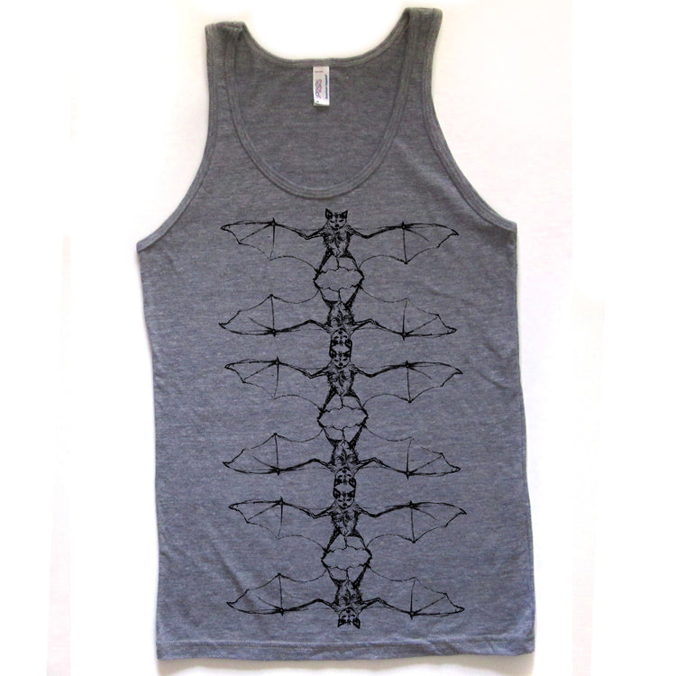 Bats : unisex tri-blend tank, Unisex Apparel - Megan Lee Designs