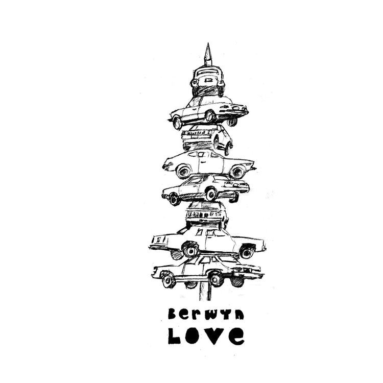 Berwyn Love : women tri-blend tee, Women's Apparel - Megan Lee Designs