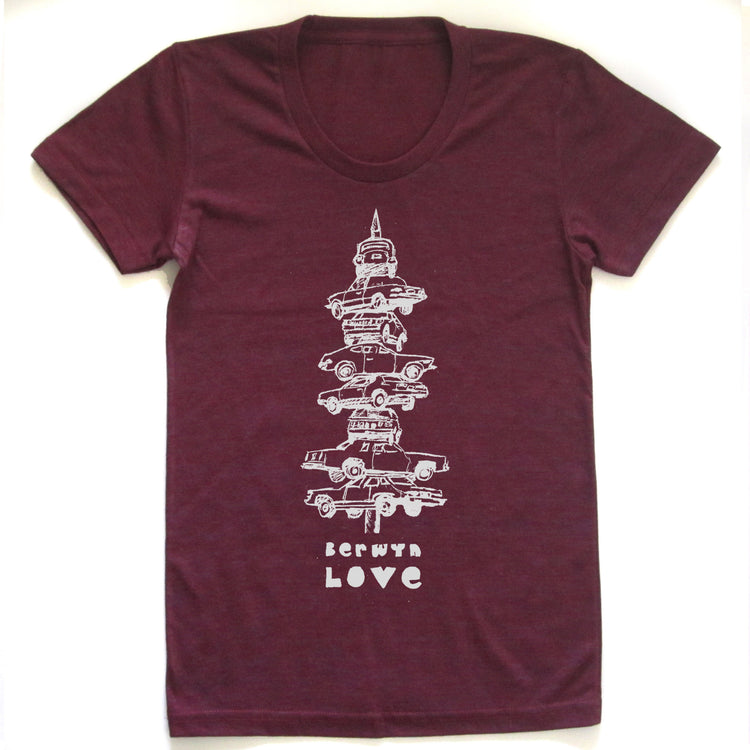 Berwyn Love : women tri-blend tee, Women's Apparel - Megan Lee Designs