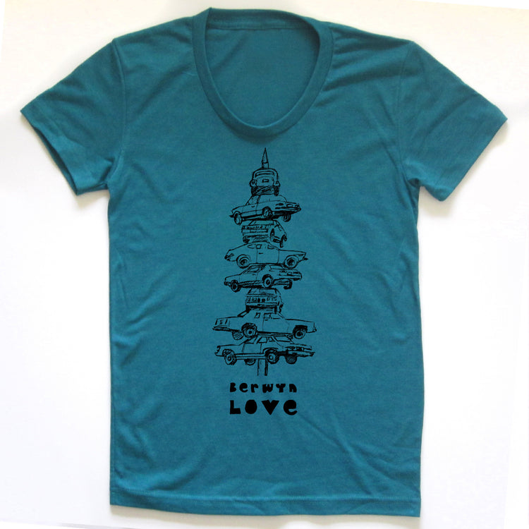 Berwyn Love : women tri-blend tee, Women's Apparel - Megan Lee Designs