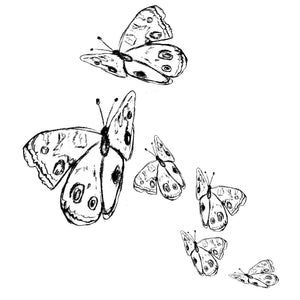 Butterflies : women tri-blend tee, Women's Apparel - Megan Lee Designs