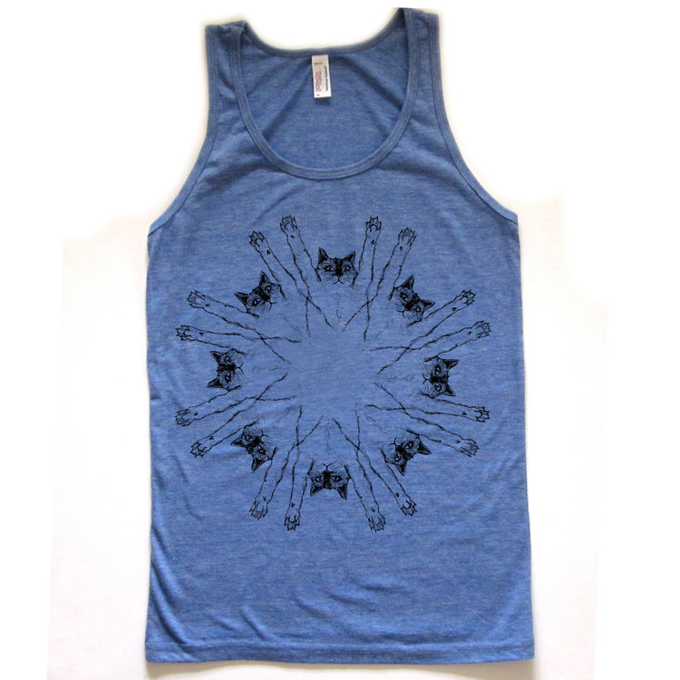 Suncats : unisex tri-blend tank, Unisex Apparel - Megan Lee Designs